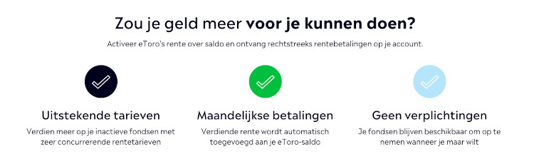 Voordelen sparen en beleggen eToro